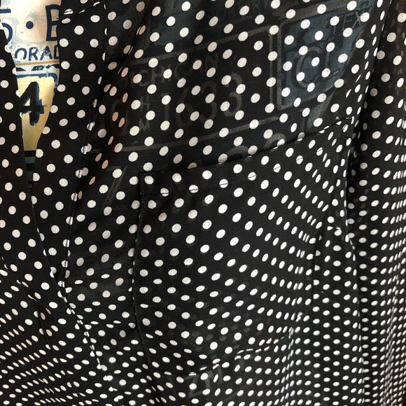 Sandro Studio Sheer Polka Dot Blouse - Picture 4 of 13